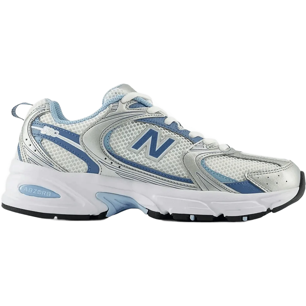 New Balance 530 Unisex White Silver Blue