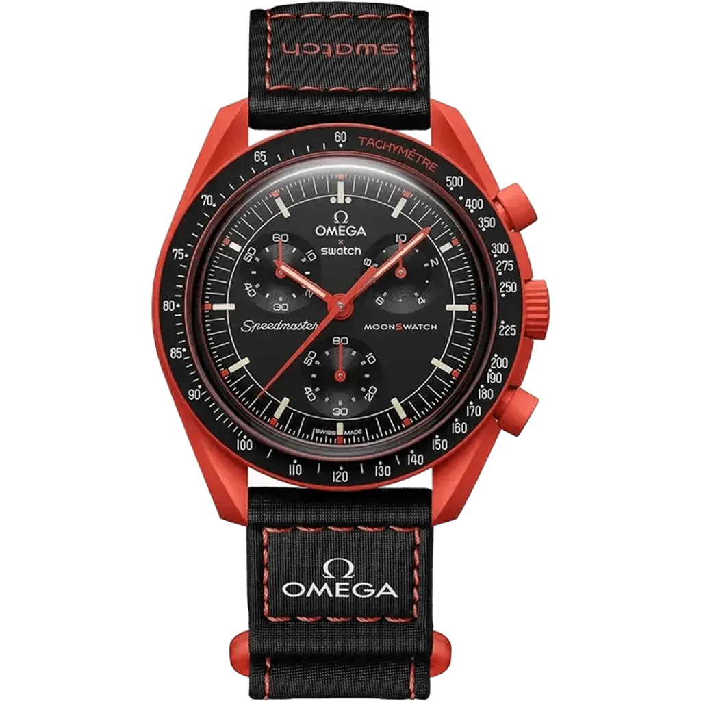 Swatch x Omega On Earth Lava