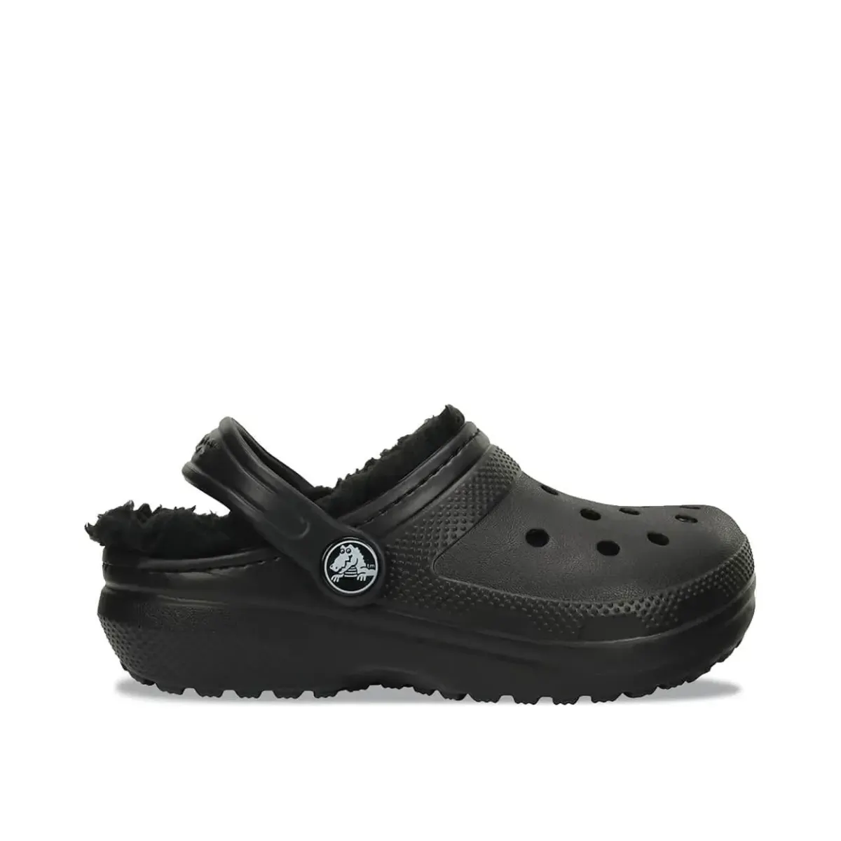 Crocs Classic Lined Clog T Çocuk Terlik - Siyah