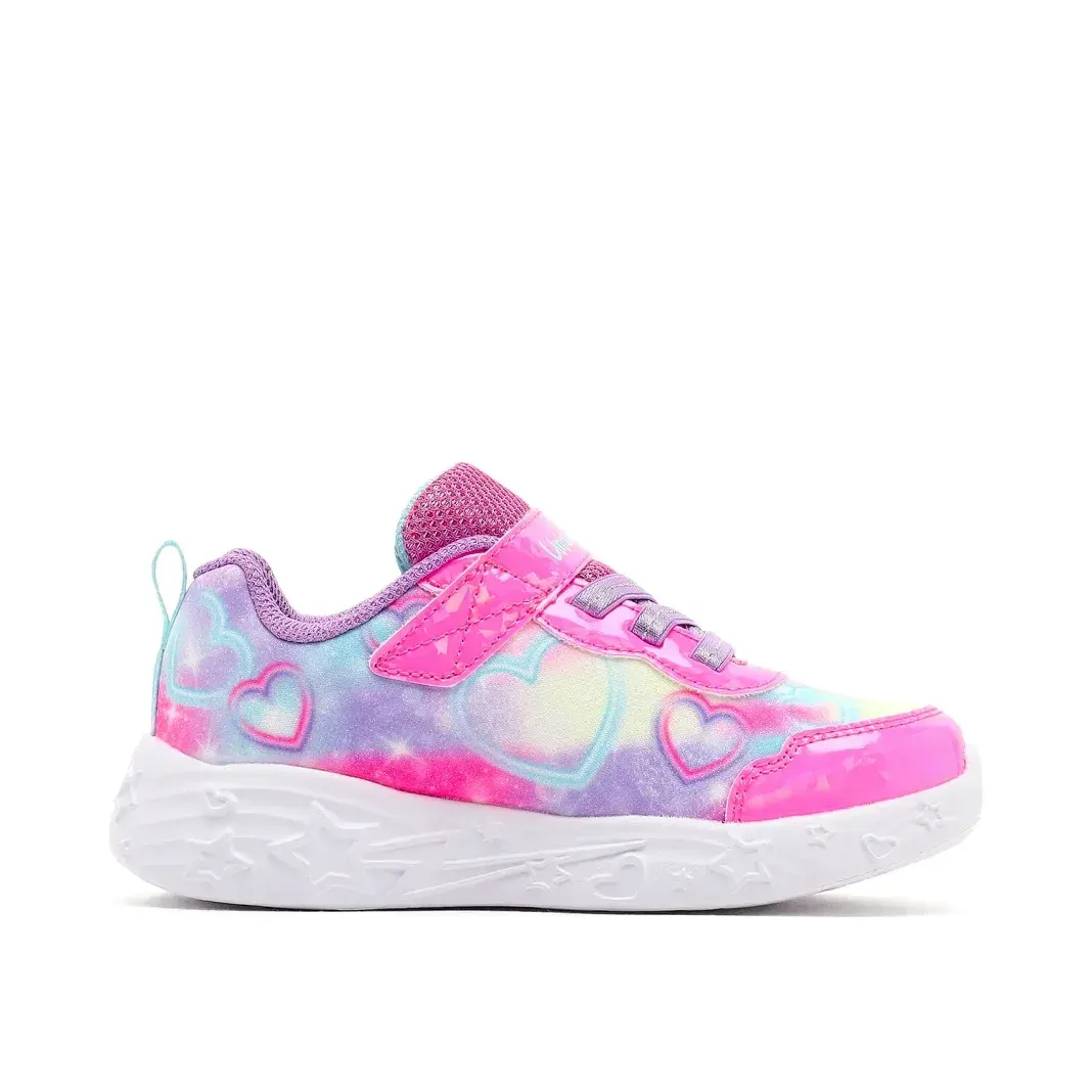 Skechers Unicorn Charmer - Lil Heart Sparkles Küçük Kız Çocuk Pembe Işıklı Spor Ayakkabı