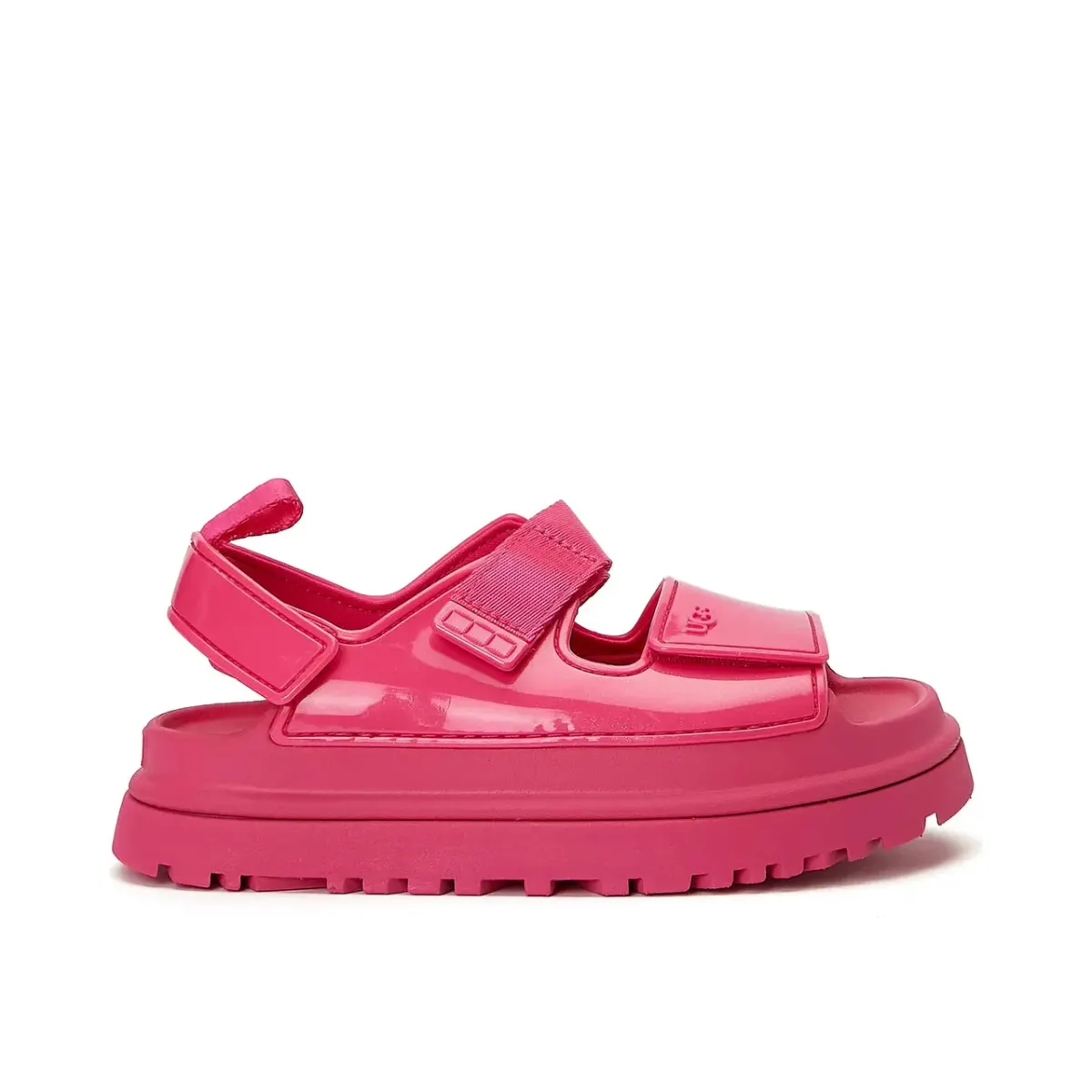 UGG Goldenglow Glossy Sparkle Coral Çocuk Sandalet — Turuncu