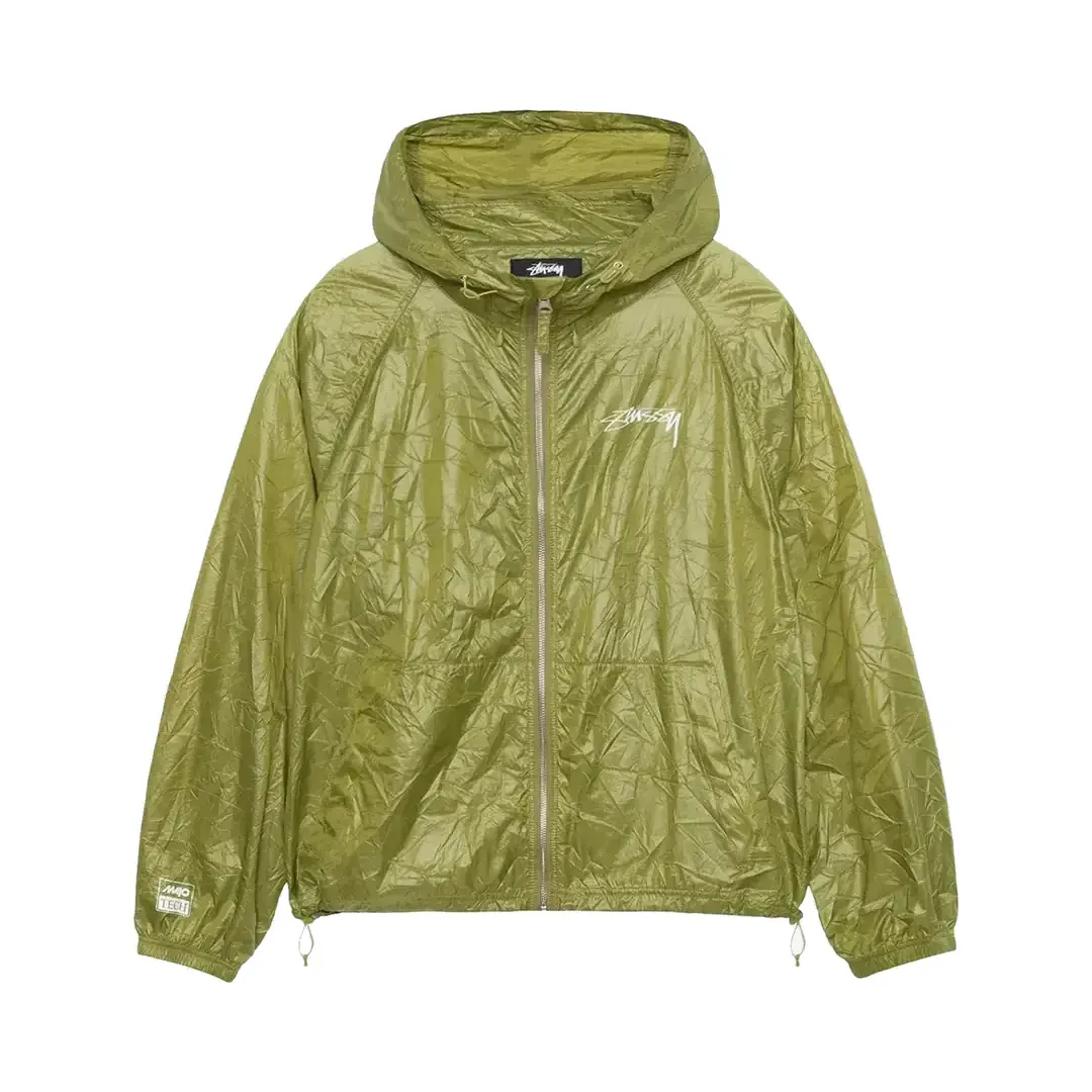 Stussy Beach Shell Wrinkled Nylon 'Lizard' — T-shirt & Sweatshirt, Çok Renkli