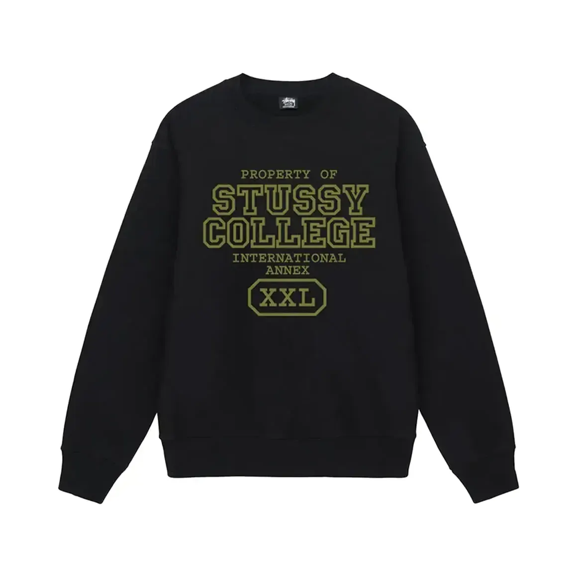 Stussy Property Of Crew 'Black' — T-shirt & Sweatshirt, Siyah