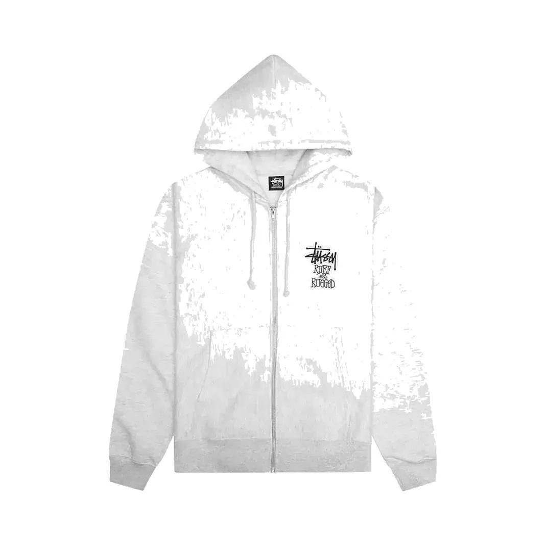 Stussy Well Suited Ziphood 'Ash Heather' — T-shirt & Sweatshirt
