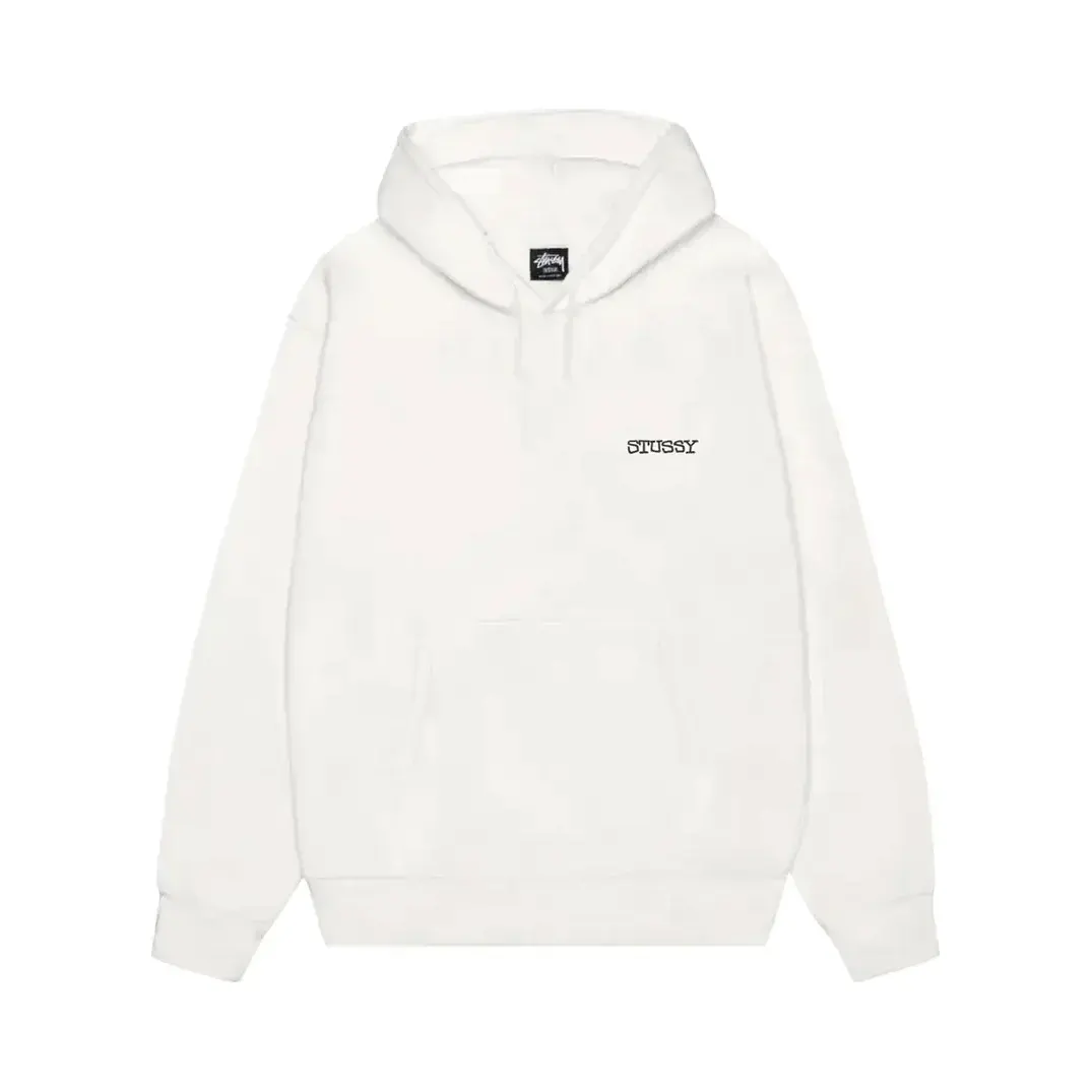 Stussy Jumbo Pig Dyed Hood 'Natural' — T-shirt & Sweatshirt, Çok Renkli