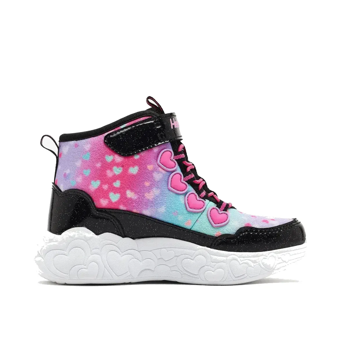 Skechers Eternal Heart Lights Büyük Kız Çocuk Siyah Işıklı Bot