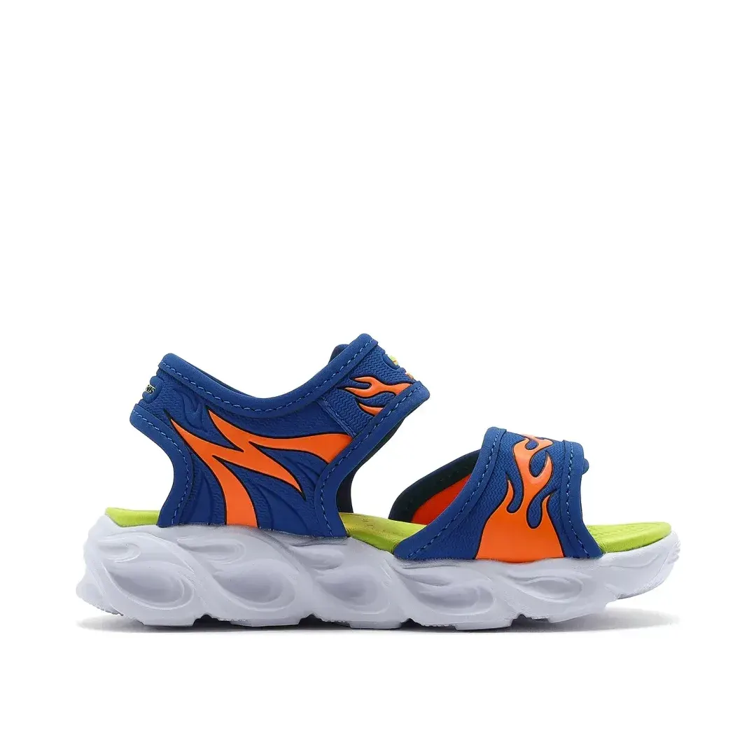 Skechers Thermo-splash - Heat Tide Küçük Erkek Çocuk Mavi Işıklı Sandalet