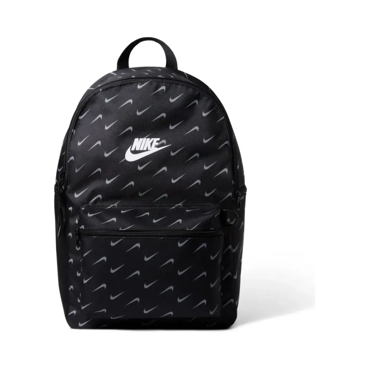 Nike Heritage Backpack 2.0 Swooshfetti (23 L) Siyah Sırt Çantası önden görünüm · IQ0983-010