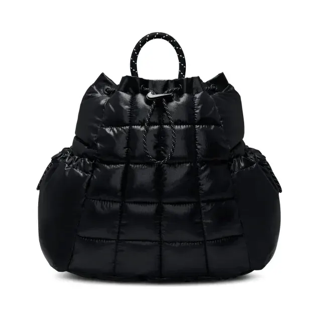Nike Puffle Mini Backpack Siyah Sırt Çantası önden görünüm · HQ6693-010