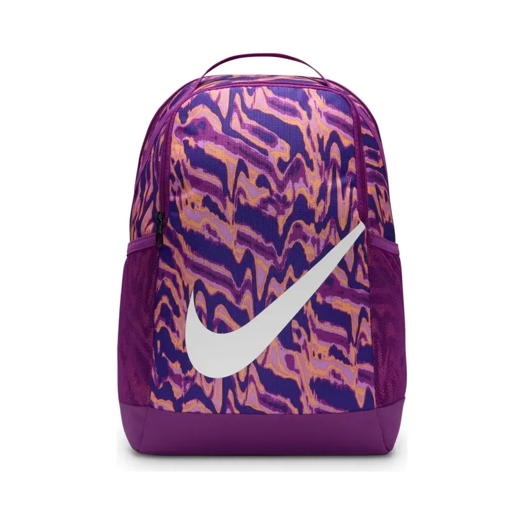 Nike Brasilia Backpack Cat (18L) Mor Sırt Çantası önden görünüm · HV6638-505