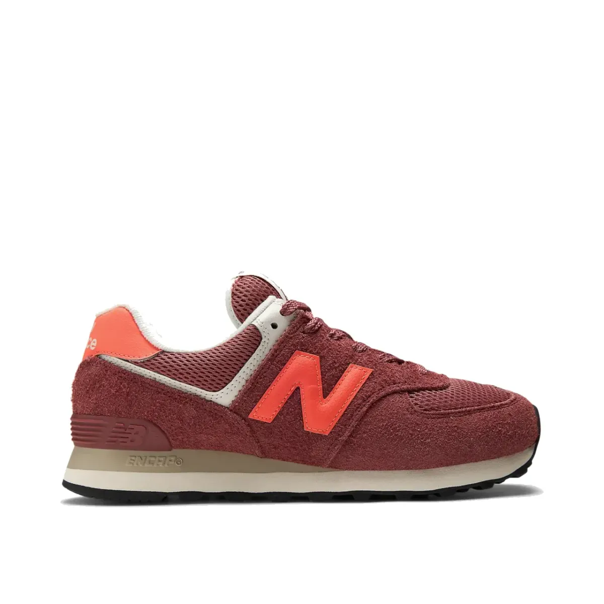 New Balance 574 Lifestyle Kadın Kahverengi Spor Ayakkabı — Beyaz
