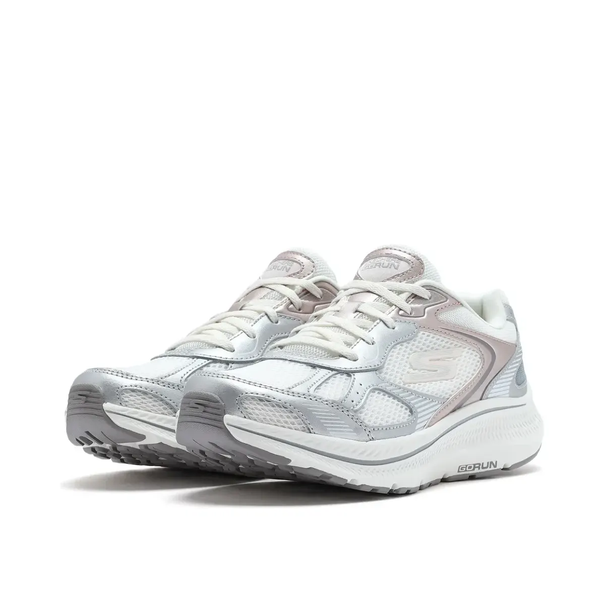 Skechers Go Run Consistent 2.0 Kadın Beyaz Koşu Ayakkabısı · 128633-OFWT (2/7)