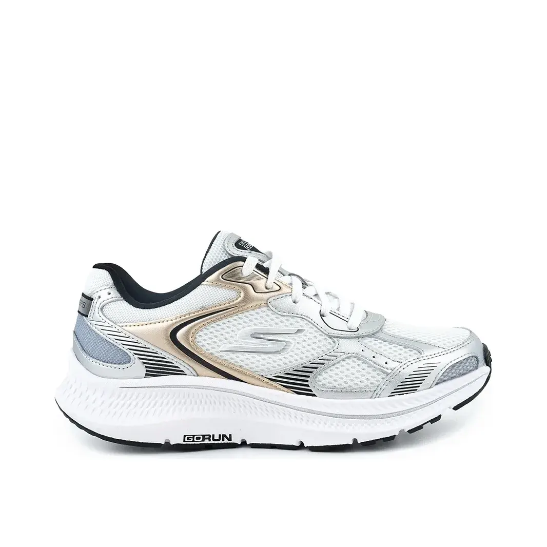 Skechers Go Run Consistent 2.0 Volt Kadın Spor Ayakkabı Beyaz Gümüş Siyah · 128633-WSBK