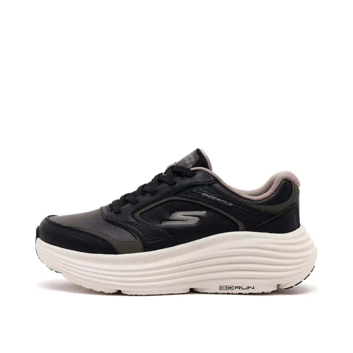 Skechers Max Cushioning Endeavour Kadın Siyah Koşu Ayakkabısı · 129480-BLK (2/7)