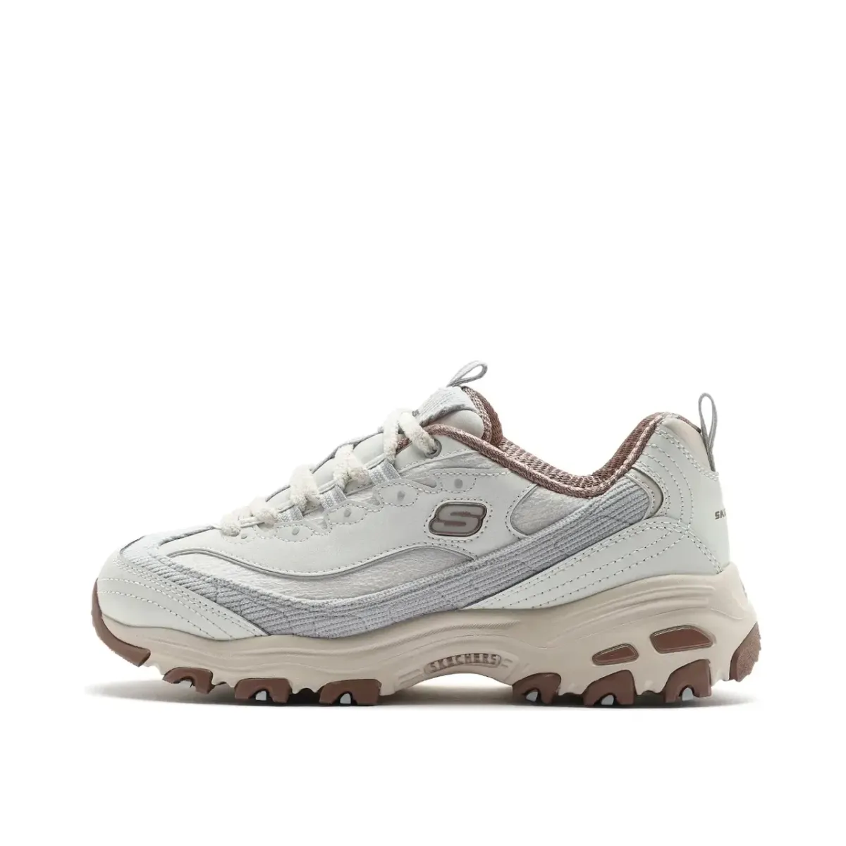 Skechers D'lites - Corduroy Chic Kadın Gri Sneakers · 150242-GYBR (2/7)