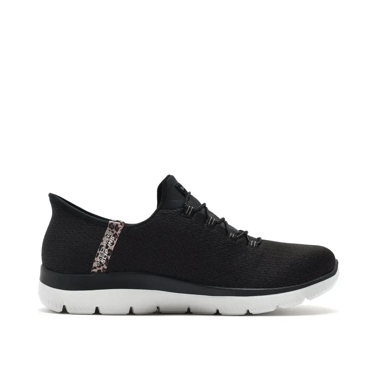 Skechers Summits - Leopard Chic Kadın Siyah Spor Ayakkabı · 150275-BKMT