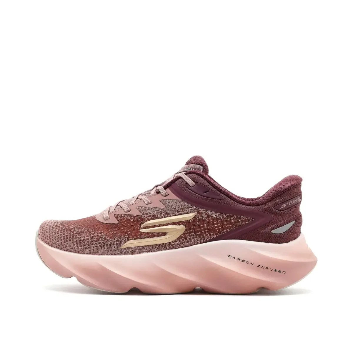 Skechers Skx Aero Burst - Si Kadın Bordo Koşu Ayakkabısı — Kırmızı · 172215-BURG (2/7)