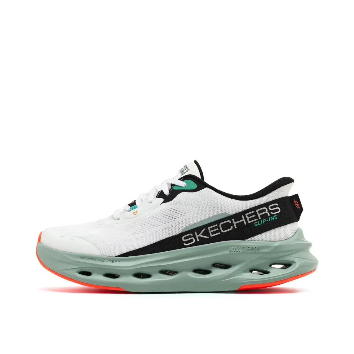Skechers Max Cushioning Glide-step - Advert Erkek Beyaz Koşu Ayakkabısı · 220421-WMLT (2/7)