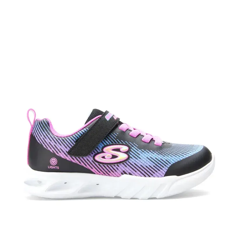 Skechers Flicker Flash Light Takeover Çocuk Siyah Işıklı Spor Ayakkabı · 303704L-BKMT
