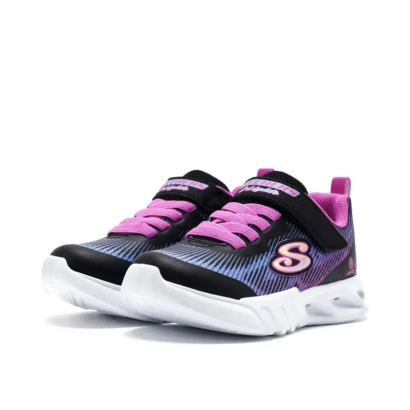 Skechers Flicker Flash Light Takeover Çocuk Siyah Işıklı Spor Ayakkabı · 303704L-BKMT (2/11)