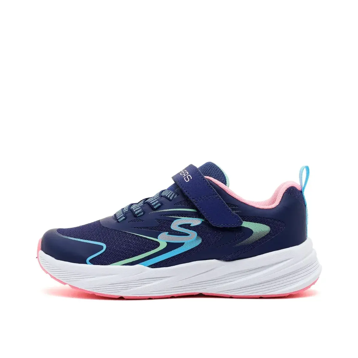 Skechers Microspec Tread - Hyper Speed Büyük Kız Çocuk Lacivert Spor Ayakkabı — Mavi · 303882L-NVMT (2/5)