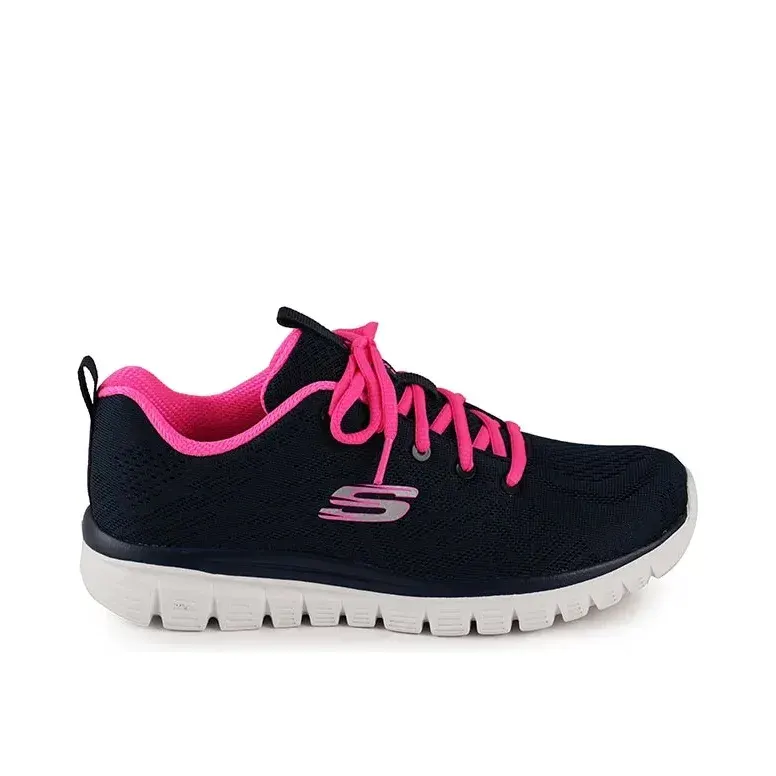 Skechers Graceful - Get Connected Kadın Spor Ayakkabı Lacivert — Mavi · 12615-NVHP