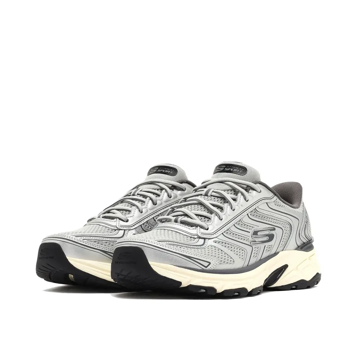 Skechers Stamina Sport Erkek Gri Spor Ayakkabı · 233150-SLGY (2/7)