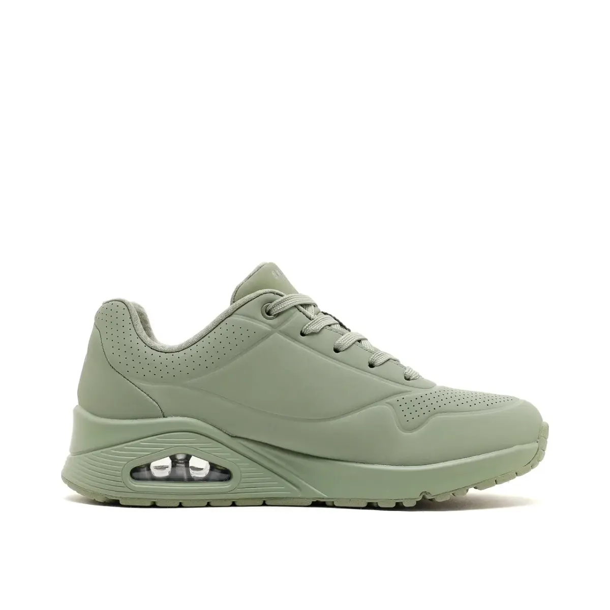 Skechers Uno - Stand On Air Kadın Haki Sneakers — Yeşil · 73690-SAGE