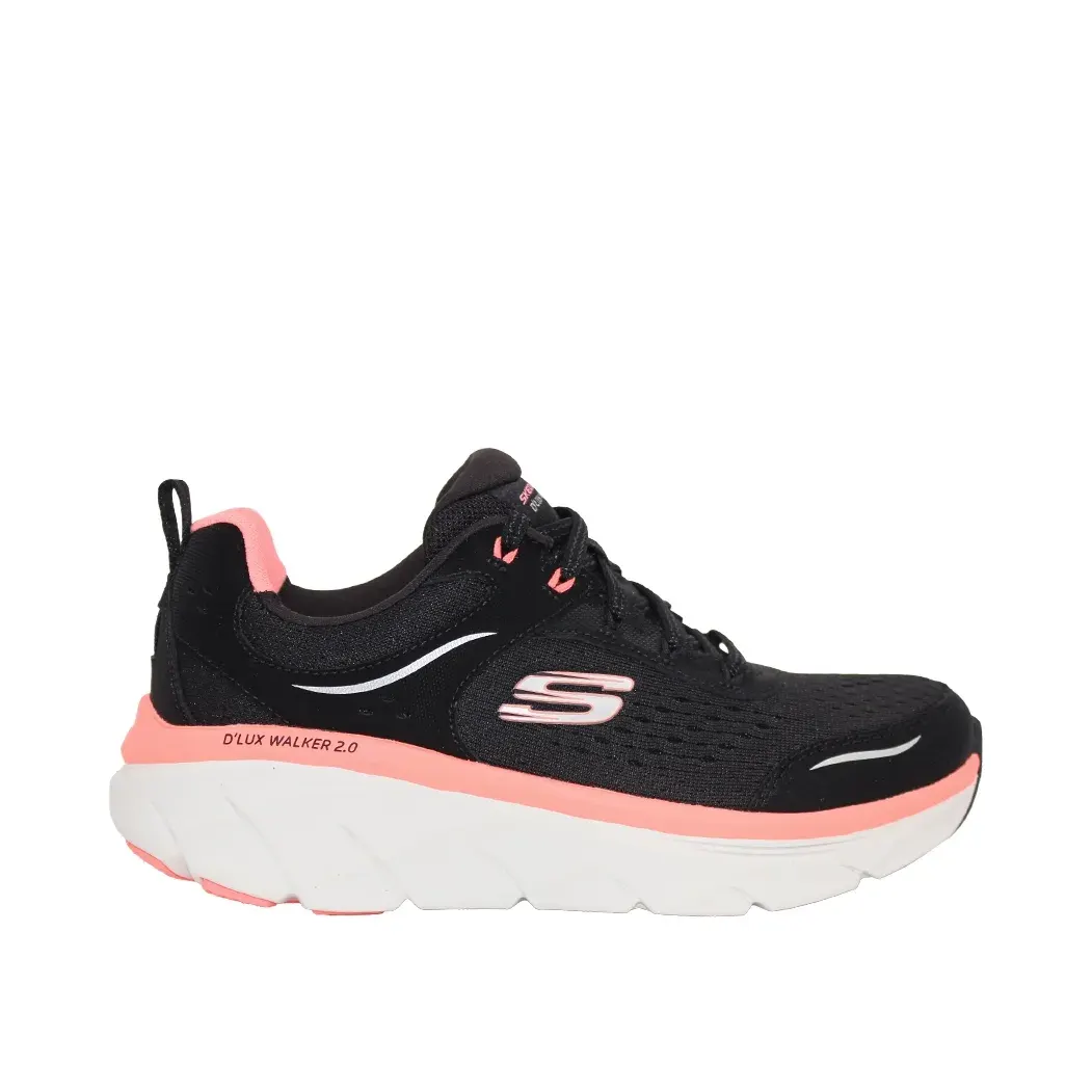 Skechers D'lux Walker 2.0 Kadın Spor Ayakkabı Siyah · 150093-BKCL