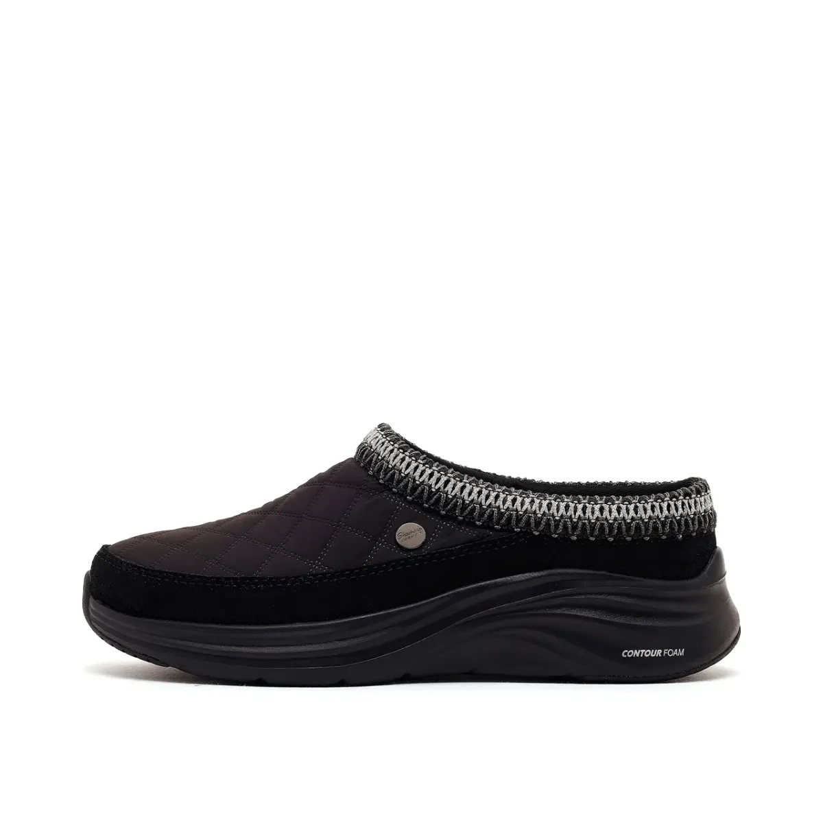 Skechers Contour Foam Boot - Cozy Fit Cascade Kadın Siyah Arkası Açık Spor Ayakkabı · 168160-BBK (2/5)