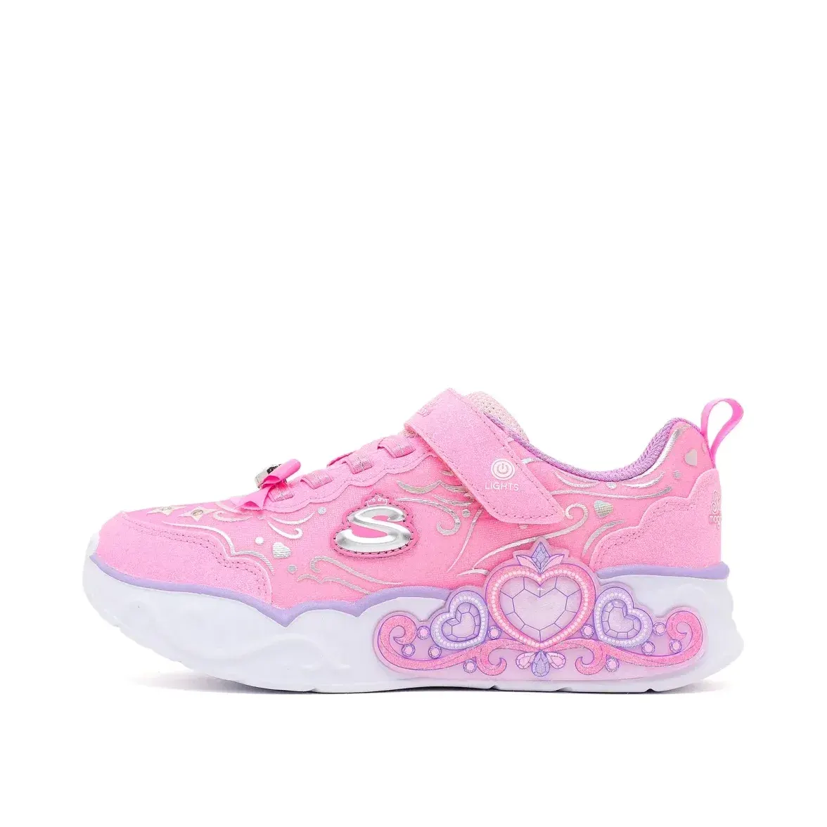 Skechers Princess Steps Büyük Kız Çocuk Pembe Işıklı Spor Ayakkabı · 303732L-PNK (2/6)