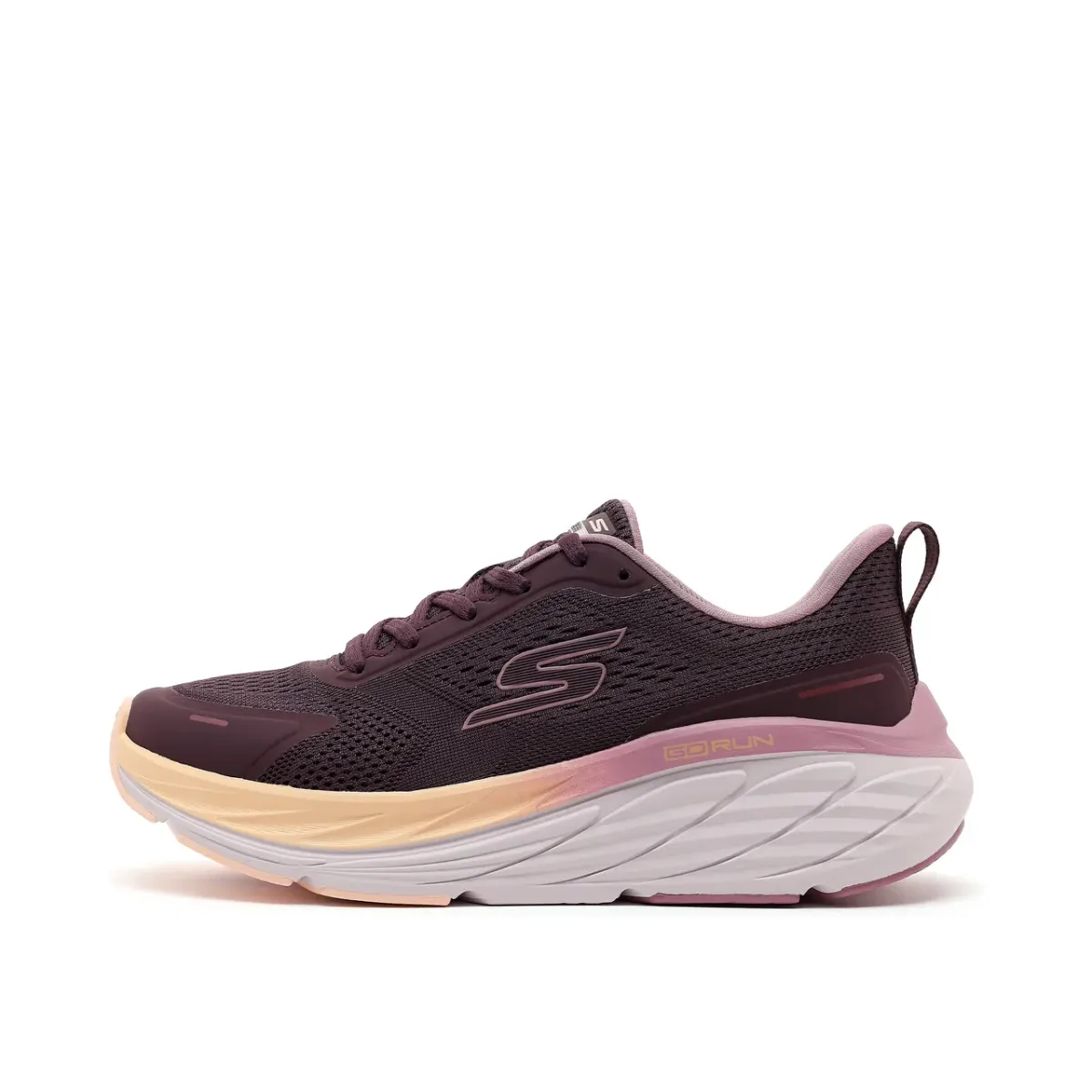 Skechers Max Cushioning Elite 3 Kadın Bordo Koşu Ayakkabısı — Kırmızı · 129720-BURG