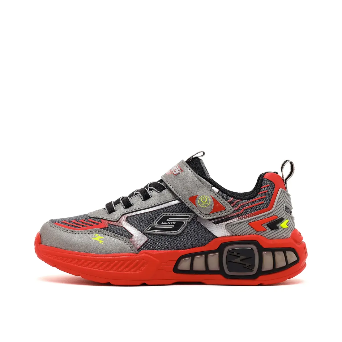 Skechers Light Storm 3.0 Büyük Erkek Çocuk Gri Işıklı Spor Ayakkabı · 400151L-GURD
