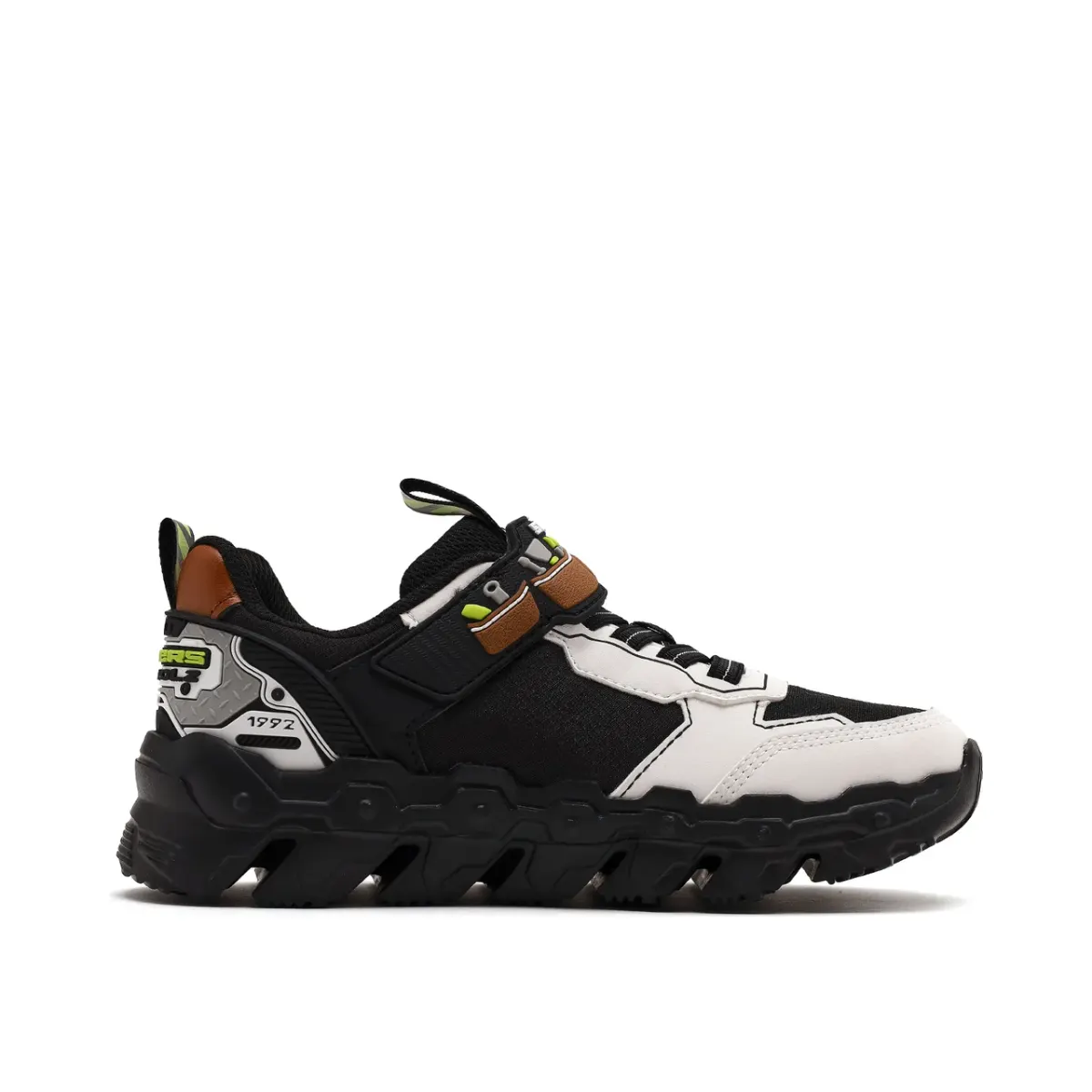 Skechers Mega-flex Lite - Tuff Toolz Büyük Erkek Çocuk Beyaz Spor Ayakkabı · 402130L-WBK (2/6)