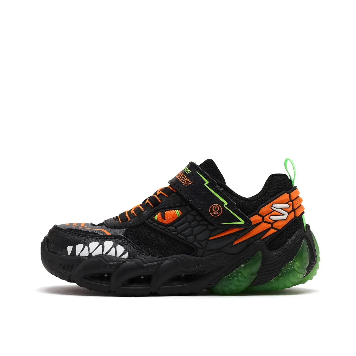Skechers Skech-o-saurus Lights 3.0 Büyük Erkek Çocuk Siyah Işıklı Spor Ayakkabı · 400175L-BKLM