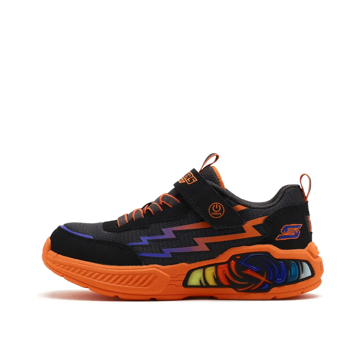 Skechers Light Storm 3 Büyük Erkek Çocuk Siyah Işıklı Spor Ayakkabı · 400152L-BKOR