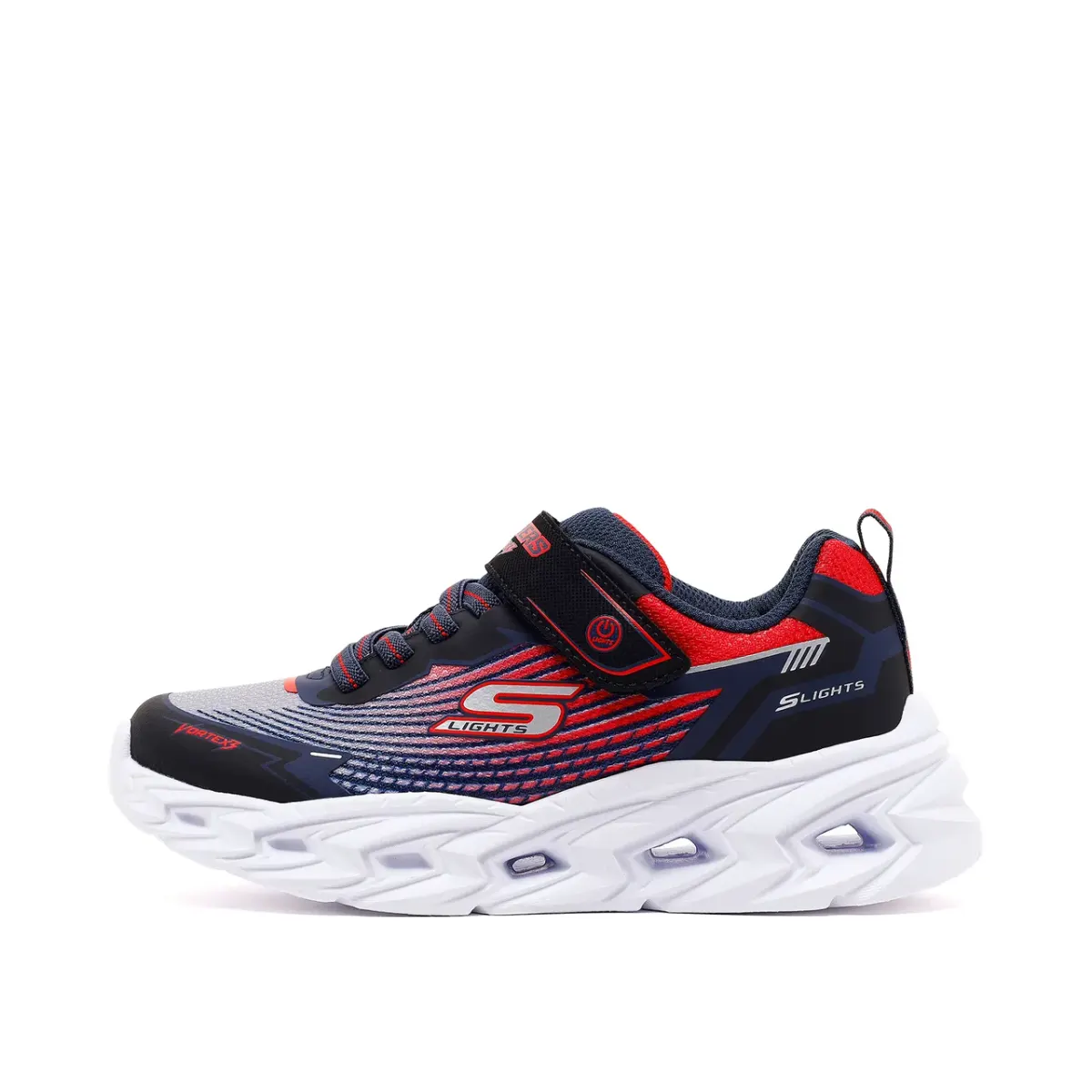 Skechers Vortex 3.0 Büyük Erkek Çocuk Siyah Işıklı Spor Ayakkabı — Mavi · 400590L-BKRB (2/6)