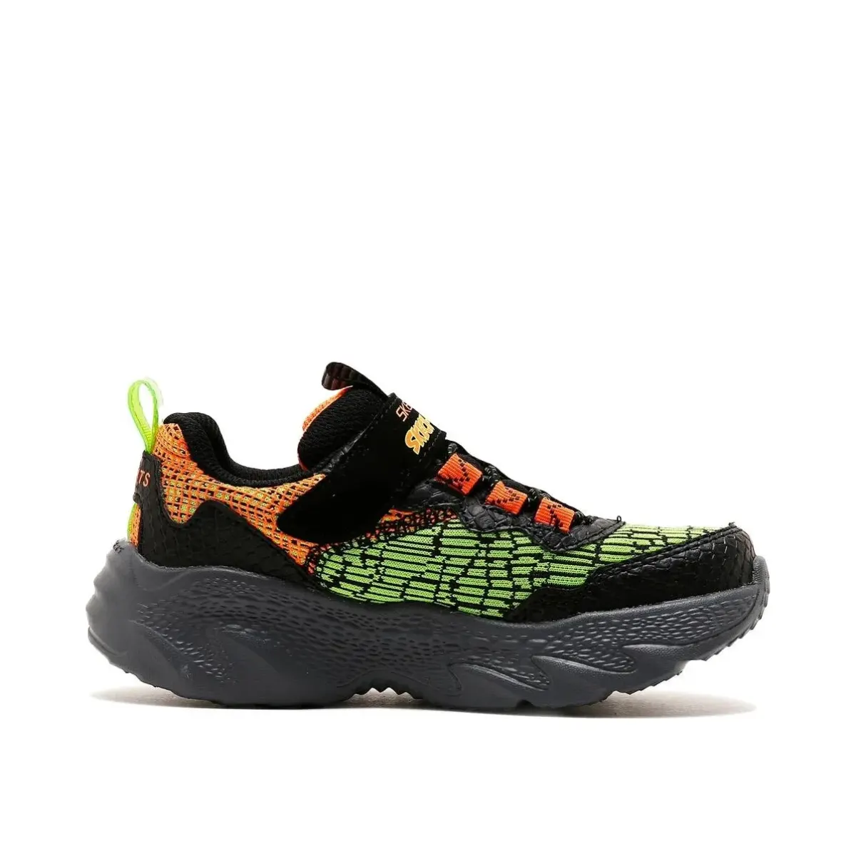 Skechers Dino-Lights Spor Ayakkabı Siyah-Turuncu — Çok Renkli · 400615L-BKOR (2/6)