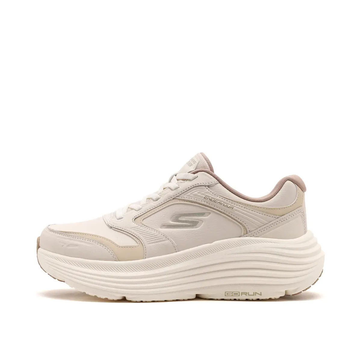 Skechers Max Cushioning Endeavour Kadın Beyaz Koşu Ayakkabısı