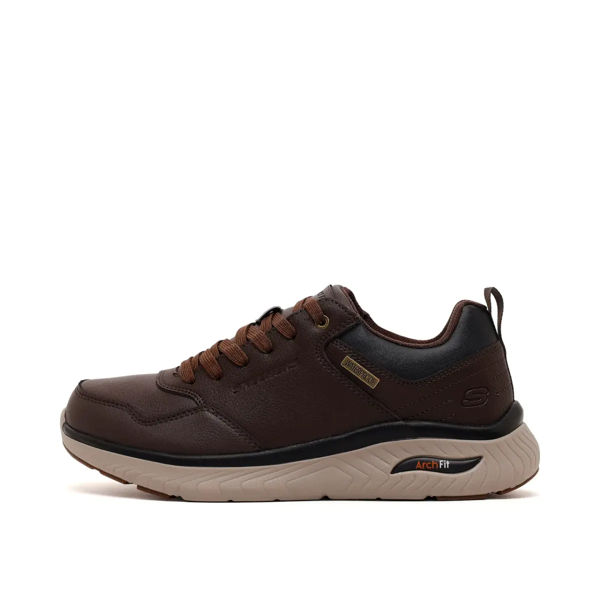 Skechers Arch Fit Crosser - Ronaldo Erkek Kahverengi Su Geçirmez Günlük Ayakkabı · 205347-CHOC