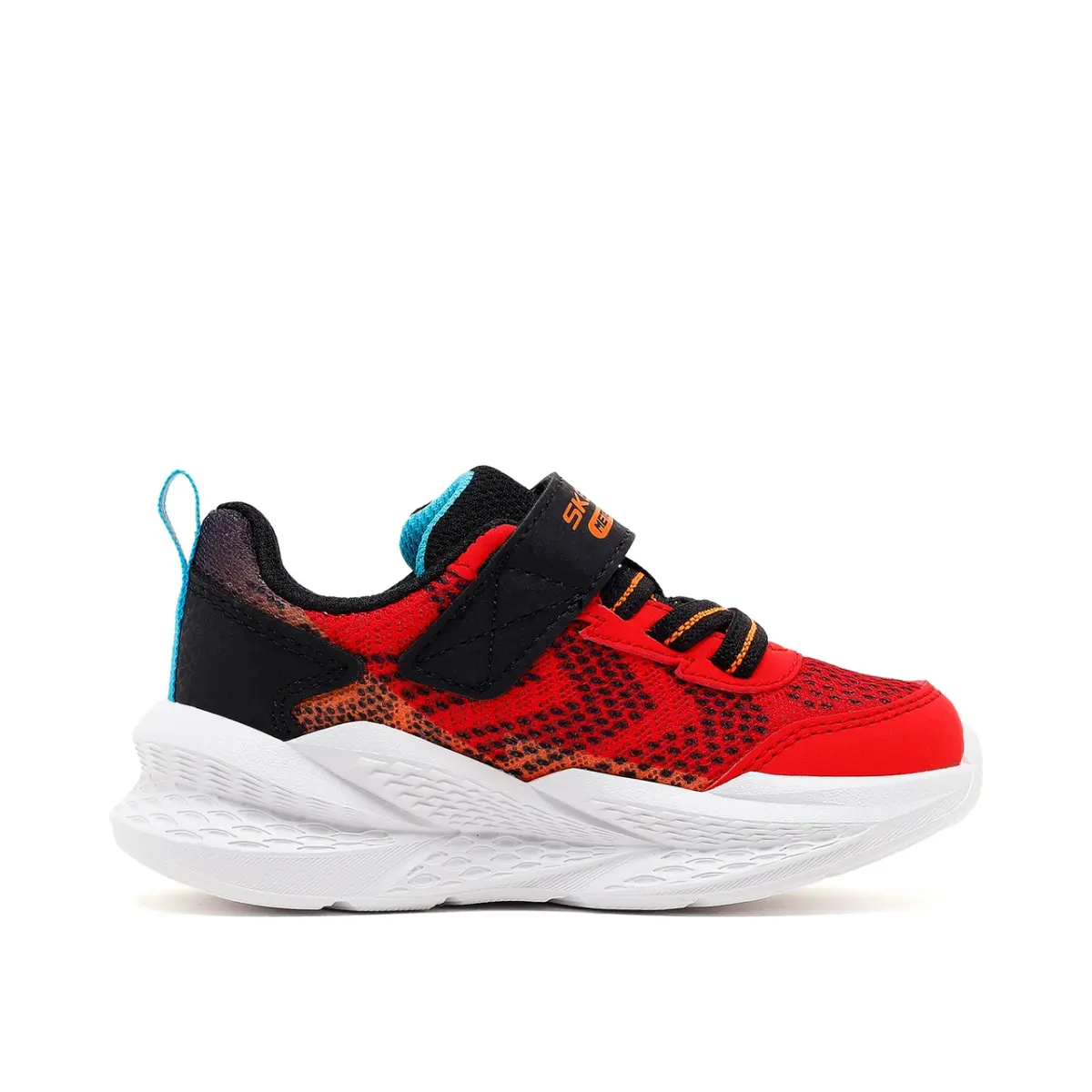Skechers Meteor-lights 2.0 Küçük Erkek Çocuk Kırmızı Işıklı Spor Ayakkabı — Siyah · 401490N-RDBK (2/6)