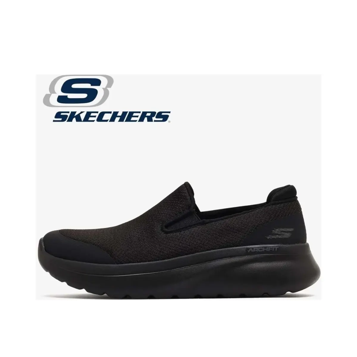 Skechers Go Walk Arch Fit N-Joy 125841 Unisex Spor Ayakkabı SİYAH · VSK-AST11723