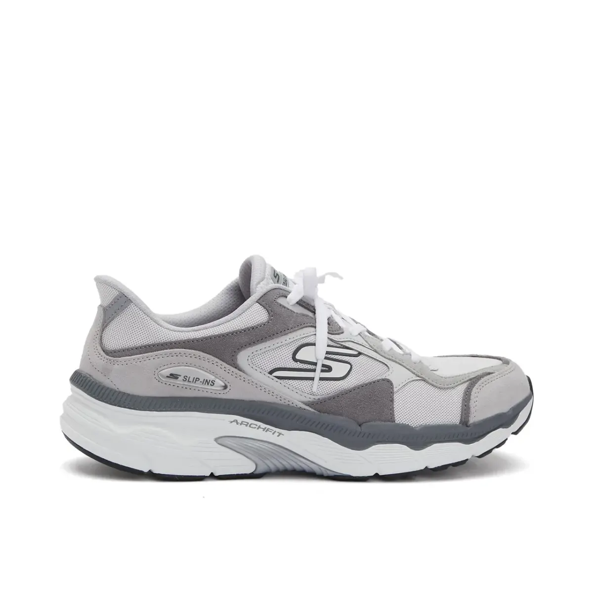 Skechers Go Run Arch Fit 2.0 Gri Erkek Süet Sneaker · 221104-GRY