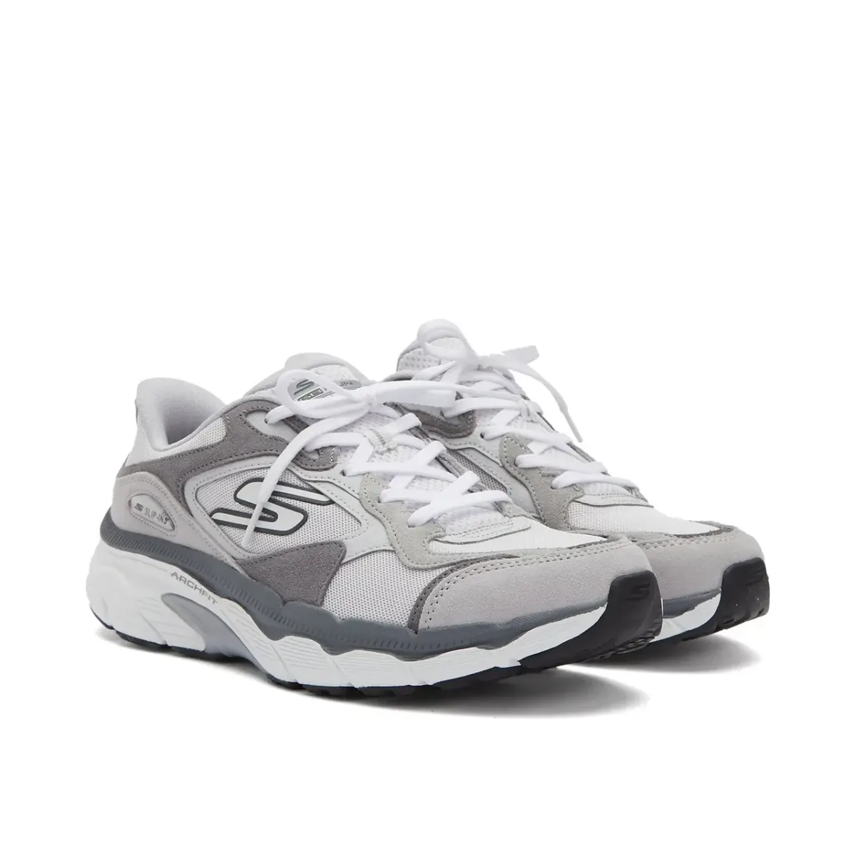 Skechers Go Run Arch Fit 2.0 Gri Erkek Süet Sneaker · 221104-GRY (2/5)