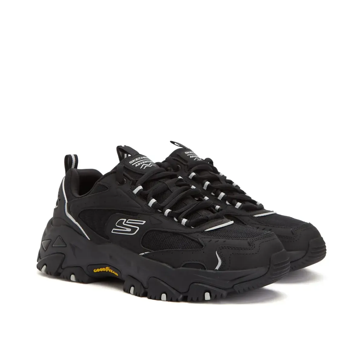 Skechers D'Lites Hiker Siyah Silver Erkek Sneaker — Gri · 237426-BKSL (2/5)
