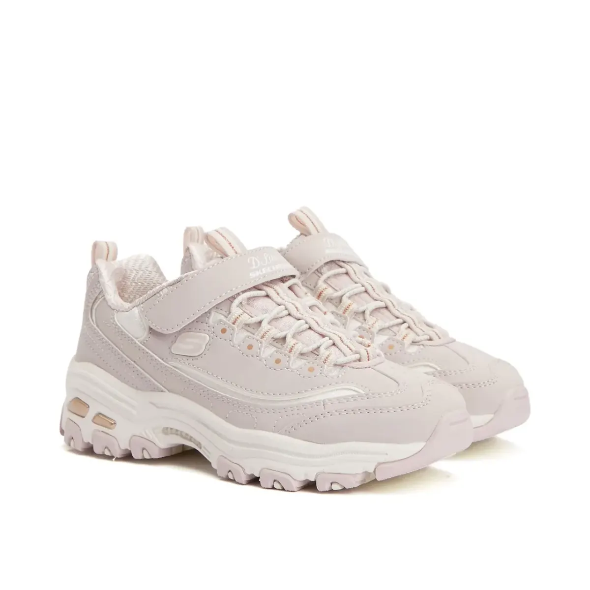 Skechers D'Lites Pembe Sarı Kız Çocuk Sneaker · 304154L-RSGD (2/5)