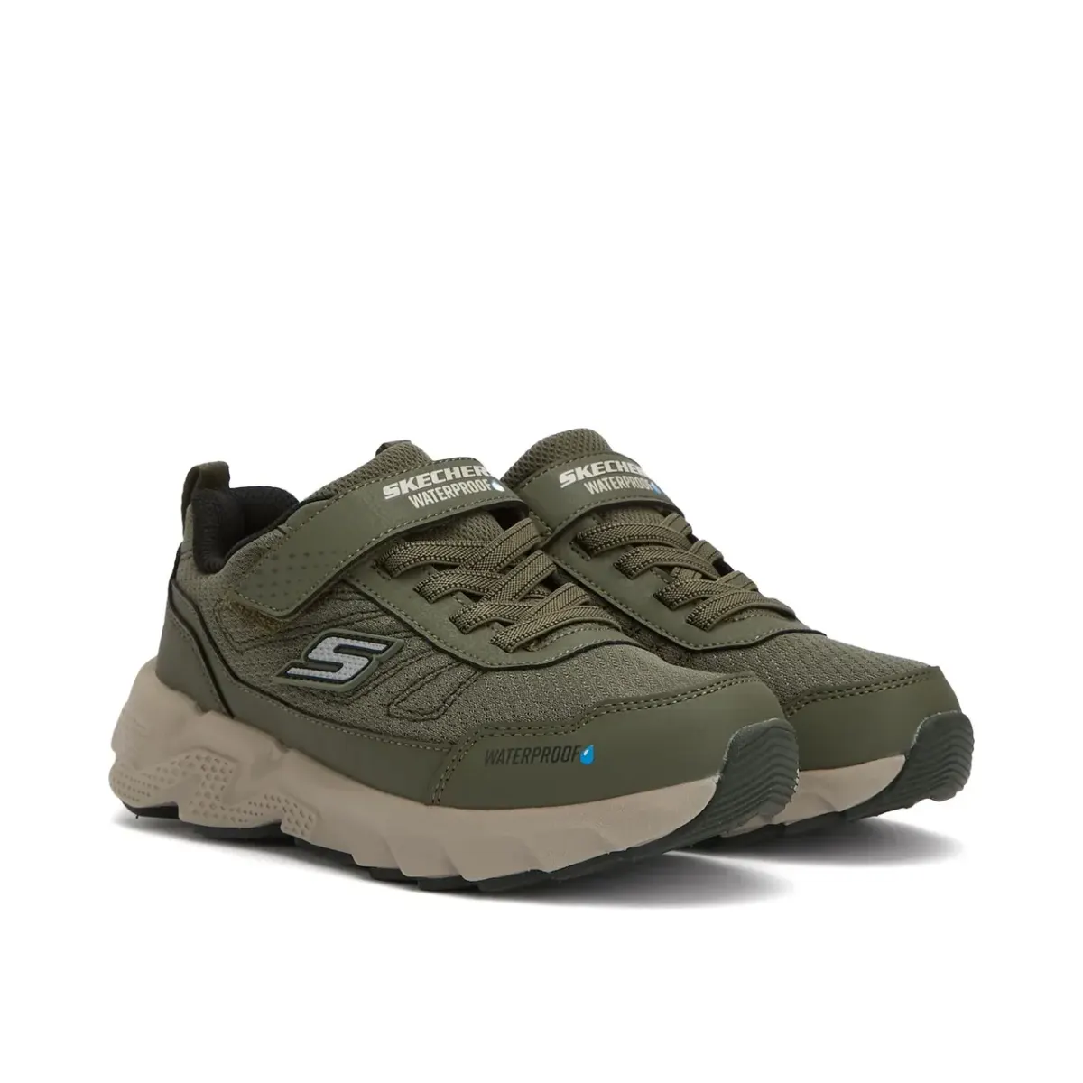 Skechers Elite Sport Tread Haki Erkek Çocuk Sneaker — Yeşil · 406334L-OLV (2/5)